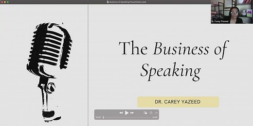 Business of Speaking Masterclass (Available for Paid Subscribers ONLY!)