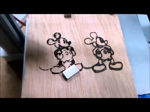 MickeyLaser - Bitmap vs Vector Image Engraving