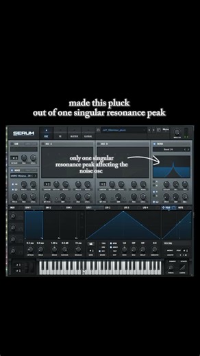 made this only using a resonance pluck #edmtiktok #electronicmusic #sounddesign #musicproduction #flstudio