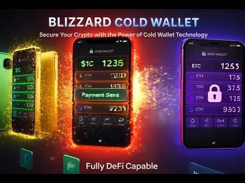 BLIZZARD TECH COLD WALLET " COLD WALLET, HOT ASSET"