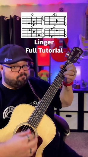 Learn to Play Linger by The Cranberries on Guitar | Full Tutorial