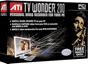Amazon.com: ATI Tv Wonder 200 Pci : Electrónica