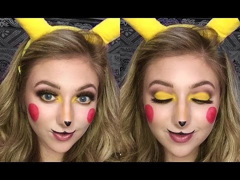 CUTE PIKACHU MAKEUP | Halloween Tutorial