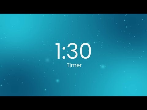 1 Minute 30 Second Timer ⏱️ | Male Voice Countdown