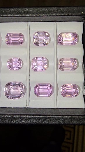 9.3K views · 233 reactions | ავღანური ბრწყინვალე კუნციტების ახალი ქვები, ყველა IF-VVS clarity, ზონალობების გარეშე, საუკეთესო ნიმუშები. | Andro Gabisonia | Facebook