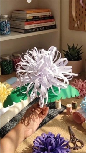 Wow! Beautiful Paper Flower - So Easy To Make!