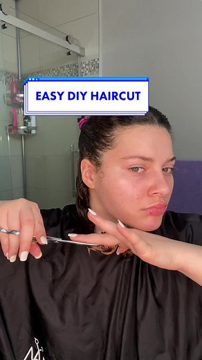 #DIYhaircut all in one 3min video. Full Tutorials on my YouTube channel in the playlist CURLY HAIR CUTS #UniverseHaircut #PigtailsCut #manesbymell #curlycut