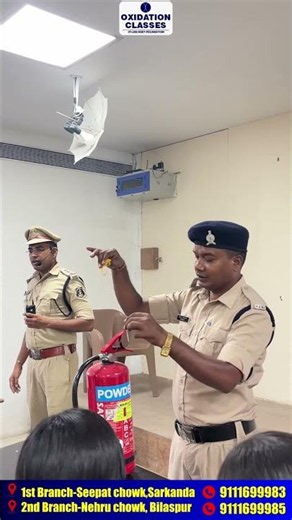 Fire Safety Awareness Program at Oxidation Classes | Live Demonstration & Training