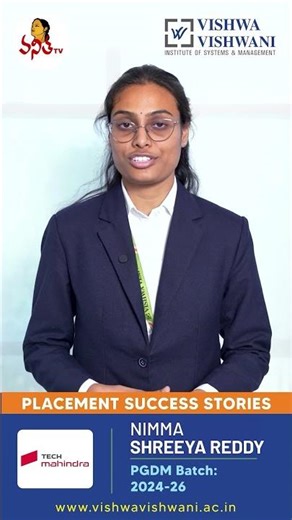 PGDM Success Stories | Join Top PGDM College in Hyderabad – Vishwa Vishwani | Student Feedback