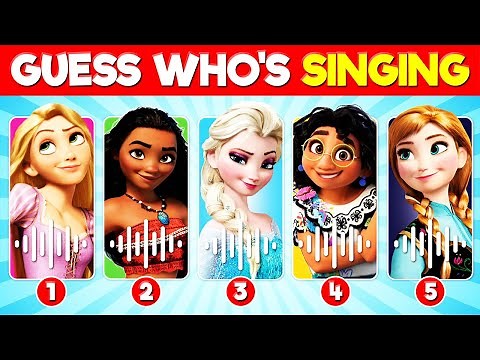 Guess Who's Singing 🎶 | Disney Song Quiz Challenge