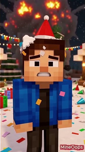 New Year Fireworks Gone Wrong 💥 #MinecraftFails