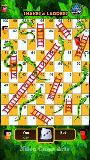 Snake Attack! 🐍 Snakes and Ladders Android Gameplay #shorts #snakeladders