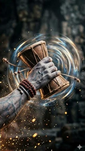 🥁🔱 Mahadev with Damru | The Sound of Creation 🕉️✨ #song