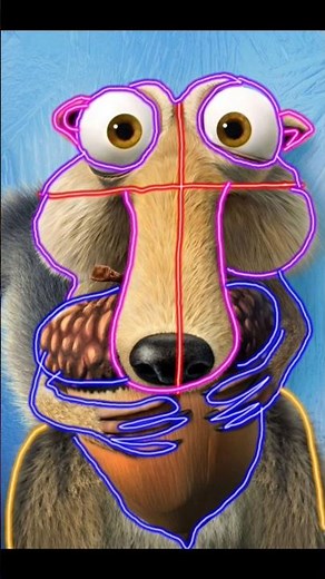 Scrat Drawing from Ice Age |Cute and Funny Character Sketch Tutorial