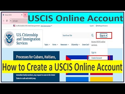 How to Create a USCIS Online Account || File I-130 Form Online