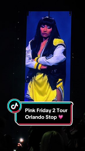 Nicki Minaj Wardrobe Malfunction at Pink Friday 2 Tour in Orlando