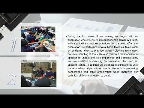 My OJT Experience