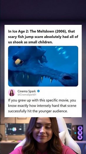 Ice Age 2 The Meltdown 2006 The Memorable and Scary Fish Jump Scare Scene