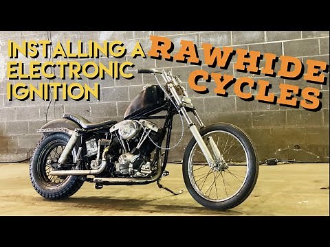 Rawhide Cycles Electronic Ignition Installed on a H-D Shovelhead!