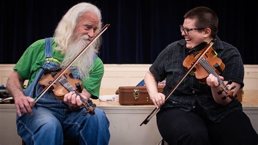 Pretty Shaky String Band's open jam sessions bring together musicians spanning generations