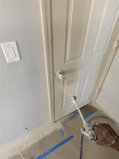 205K views · 470 reactions | spray painting doors and trim a new color-Behr Swiss Coffee #foryou #fypシ #fypシ #fypシ゚viral #foryoupage #fyp | House Painting | Facebook