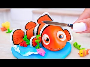 Yummy Miniature Finding Nemo Cake Recipe 🐟 Easy Mini Yummy Realistic Fondant Cake Decorating Idea
