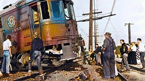 Rare Scenes of Train Crashes in Vintage America (USA) - Historical Footage Colorized