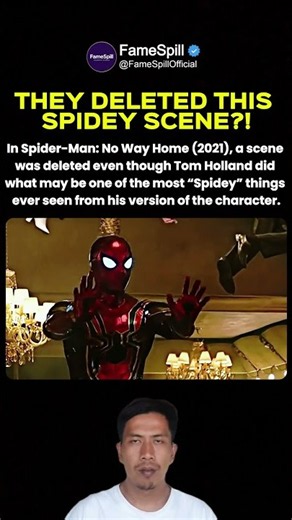 In Spider-Man: No Way Home (2021) They Deleted This Spidey Scene