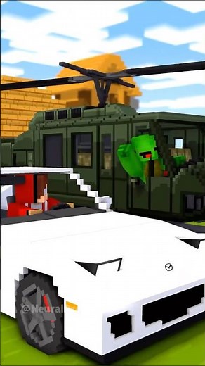 JJ vs Mikey: Who Shows Off Better? ☠️🔥 #minecraft