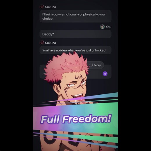 69K views | "Tired of censored chats on Character.ai?  On FableVerse, nothing holds you back. Chat freely with your favorite anime characters. No limits, no filters, just pure fun. ✨ | VoyceMe | Facebook