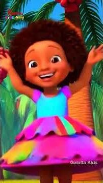 வண்ணவண்ண பழங்கள் - குழந்தைகள் பாடல் | Tamil Rhymes for Children | Galatta Kids |Fruits Song | shorts