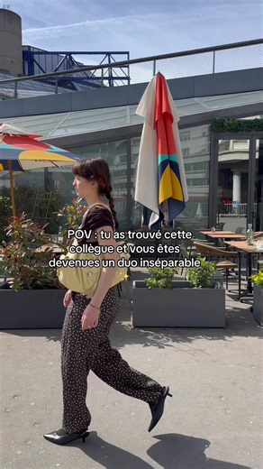 POV : tu as trouvé cette collègue et vous êtes devenues un duo inséparable 🩷 #caroll #lookdujour #pourtoii