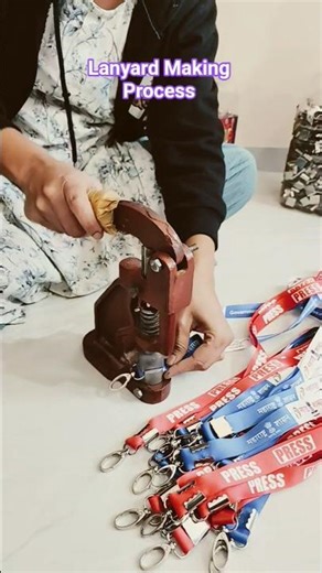 Lanyard Printing Process #lanyardprinting #sublimation #lanyards #machine #printingmachine