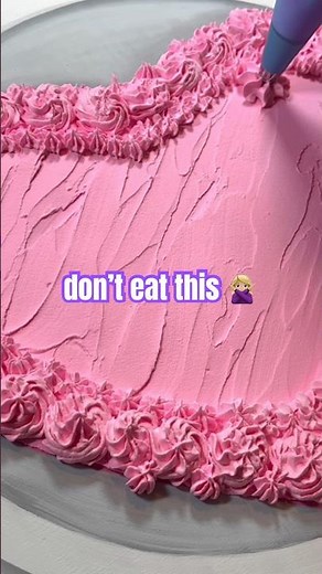 DON’T eat this 👀🎂 fake spackle cake diy