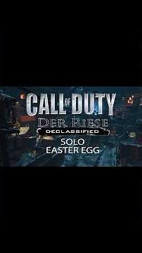BO3 Zombies Der Riese Declassified Solo Easter Egg Teaser