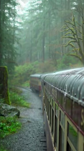 🌧️ Train Window Rain ASMR: Soothing Sleep Sounds for Deep Relaxation