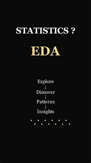 Statistics Sirf Formulas Nahi Hoti 🤯 | EDA vs CDA #Shorts