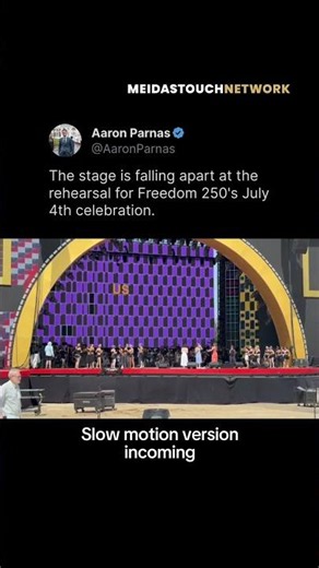 Part of Stage COLLAPSES During Rehearsals at Trump State Fair