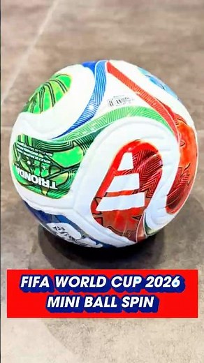 Trionda Mini FIFA World Cup 2026 Official Match Ball Pro - USA, Canada, Mexico JD8034
