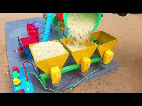 DIY Mini Rice Puff Machine | Homemade Puffed Rice Maker | Rice Crispy Production Process