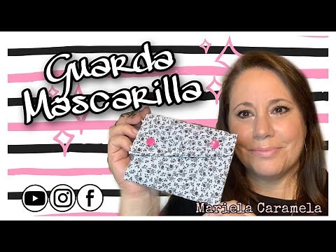 Como hacer una funda para guardar y proteger la Mascarilla🎁😉 Ya tenemos Ganadores!