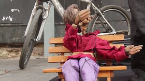 Puppet Show, Street, Life. Free Stock Video