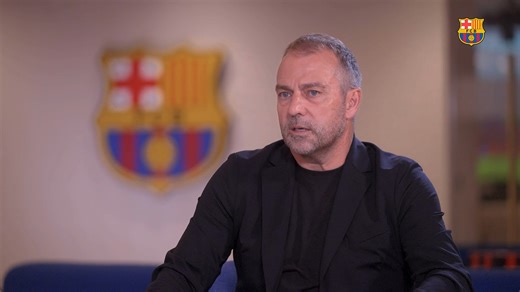 699K views · 34K reactions | Season one, wrapped. Hansi Flick speaks️ Exclusive interview on  Barça One | FC Barcelona | Facebook