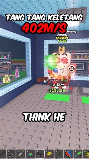 I GOT A CRAZY TANG TANG KELETANG STEAL #roblox #stealabrainrot #shorts