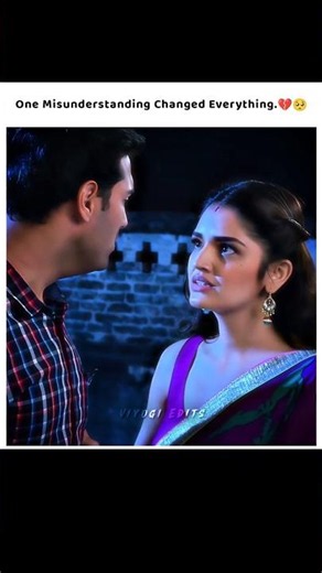 One Misunderstanding Changed Everything 😔💔🔥 True Love Story Edit 💥 #shorts #viral