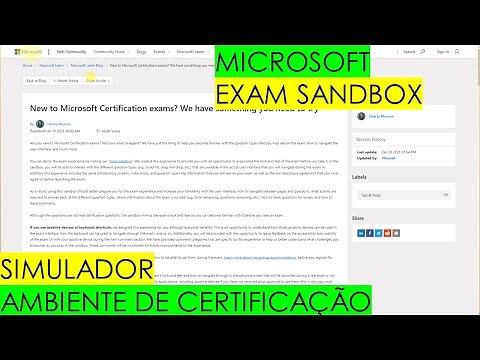 EXAM SANDBOX - SIMULADOR DE CERTIFICAÇÃO MICROSOFT