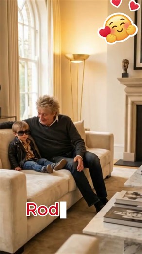 Rod Stewart and His Kids in Stylish Little Fashion Scene #music #wife #rodstewart #shorts