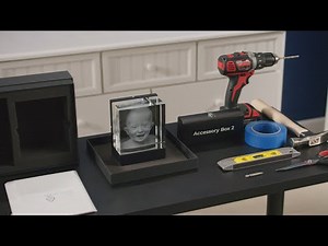 3D LED Light Base with Photo Crystal: Installation Instructions