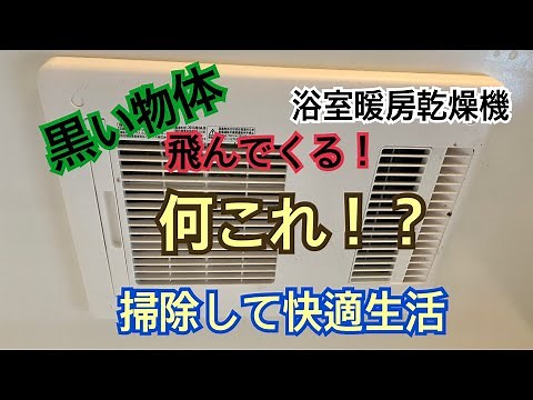 MAX製浴室乾燥機から黒い物体飛んでくる！？浴室暖房乾燥機内部掃除 マックス