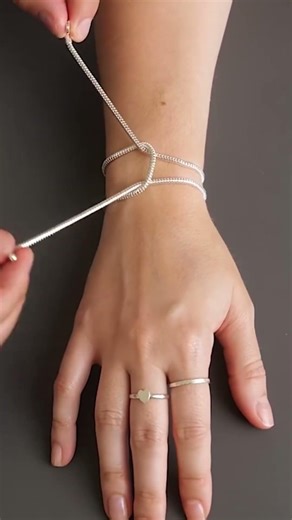 Silver Chain into Bracelet | Smart Jewellery Hack You’ll Love ✨